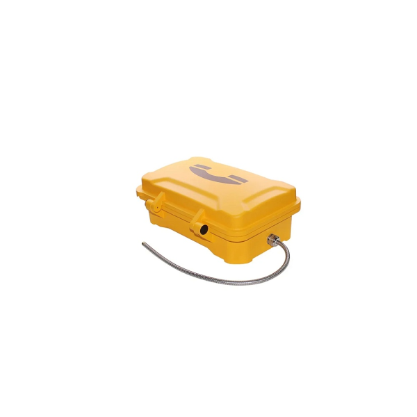 J&R JR101-FK-L-SIP, промышленный ip-телефон (клавиатура, маячок, PoE, с крышкой, желтый)